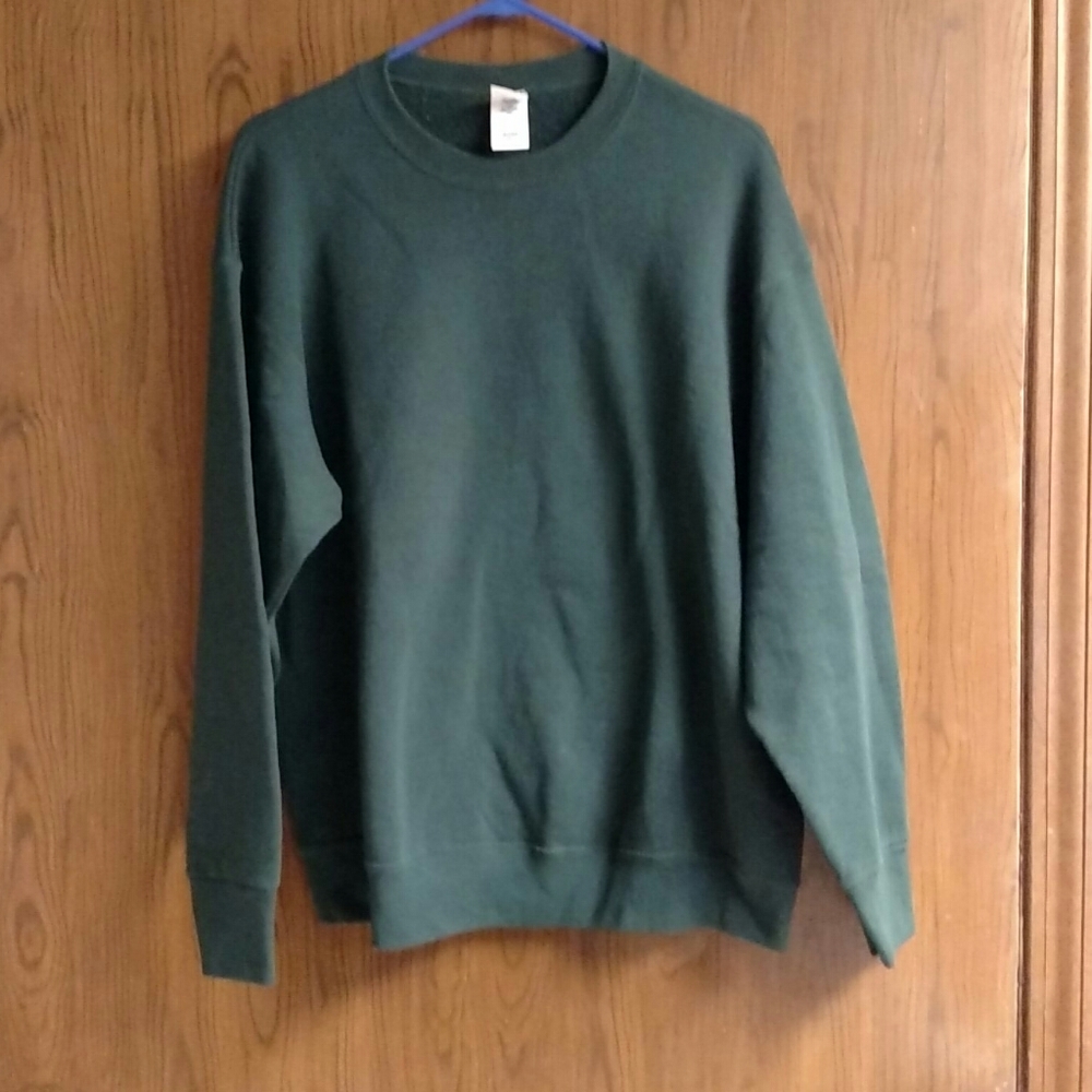 Green Crew Neck Sweatshirt